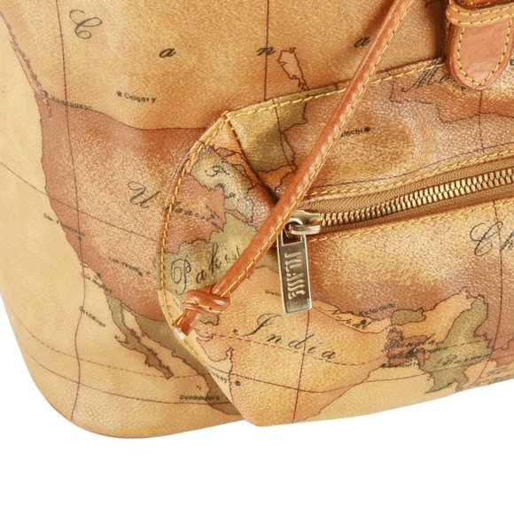 Authenticity Guaranteed Alviero Martini Classe world map backpack main image 10